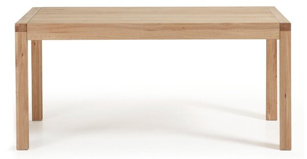 Vivy tölgyfa bővíthető étkezőasztal, 180 x 90 cm - Kave Home