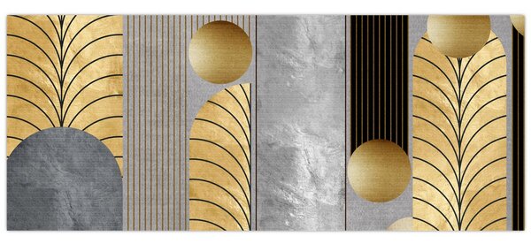 Kép - Arany díszek (120x50 cm)