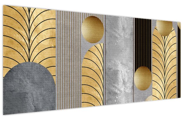 Kép - Arany díszek (120x50 cm)