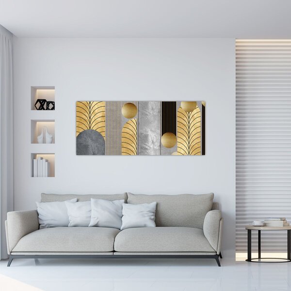 Kép - Arany díszek (120x50 cm)