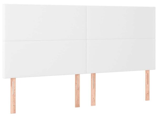 VidaXL LED-es Fejtámla - Fehér Műbőr - 160cm