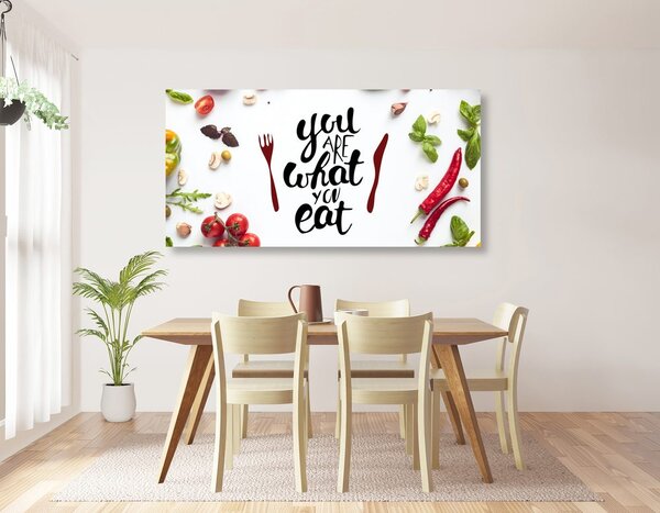 Kép idézettel- You are what you eat