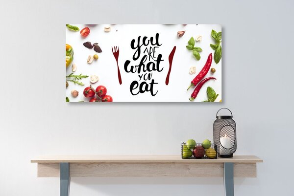 Kép idézettel- You are what you eat