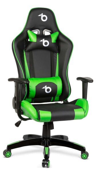 Delight Bemada BMD1106GR Gamer szék Black/Green BMD1106GR