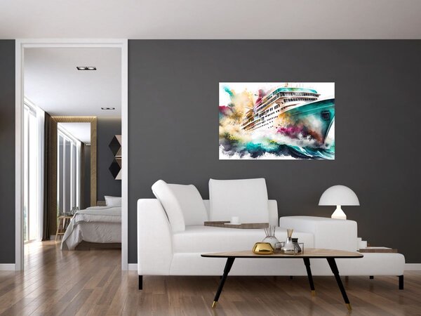 Kép - Akvarell tenger (90x60 cm)