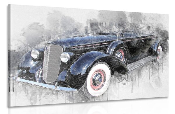 Kép történelmi retró autó