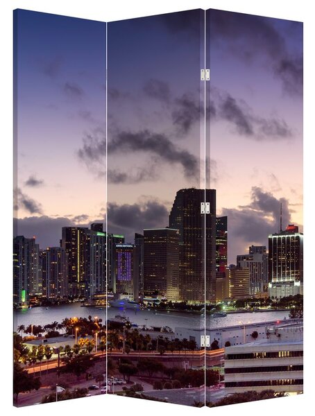 Paraván - Felhőkarcolók a metropoliszban (126x170 cm)