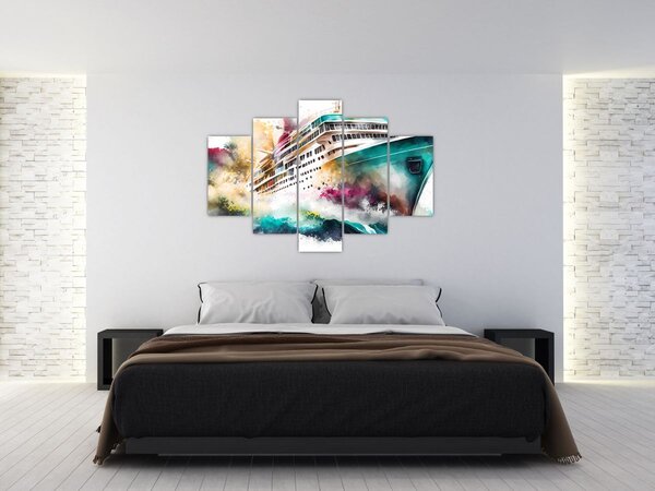 Kép - Akvarell tenger (150x105 cm)