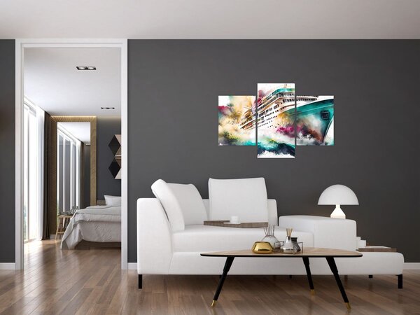 Kép - Akvarell tenger (90x60 cm)