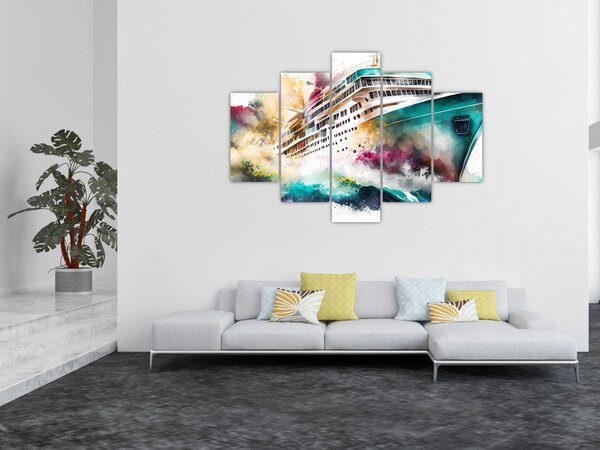 Kép - Akvarell tenger (150x105 cm)