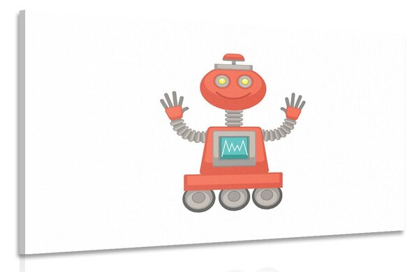 Kép piros robot