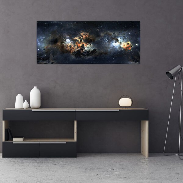 Kép - Az Univerzum a Nebulával (120x50 cm)