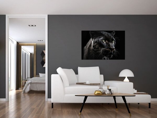 Kép - Fekete Párduc (90x60 cm)