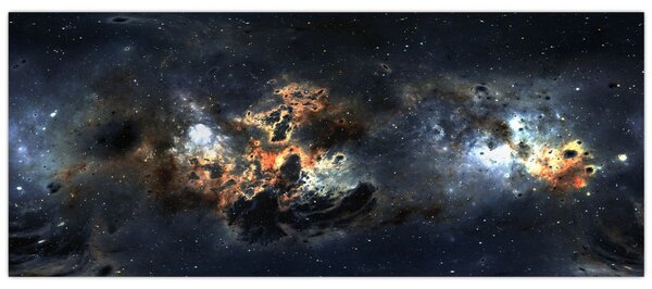 Kép - Az Univerzum a Nebulával (120x50 cm)
