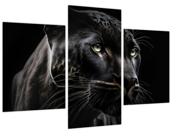 Kép - Fekete Párduc (90x60 cm)