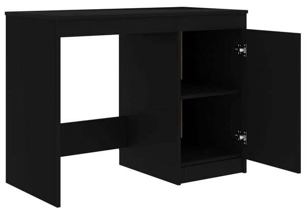 VidaXL Fekete Íróasztal - 100x50x76 cm