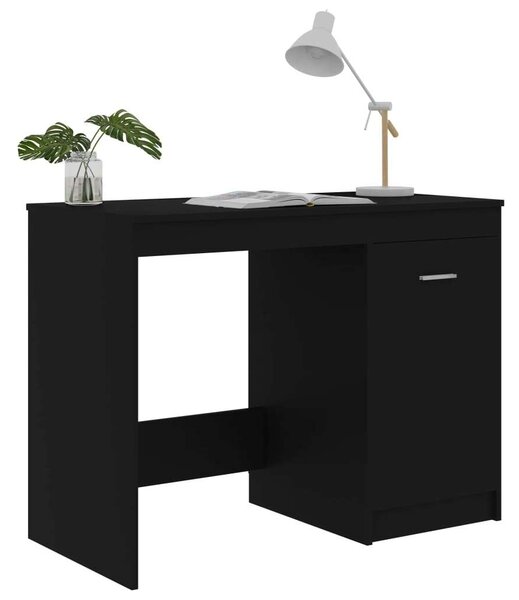 VidaXL Fekete Íróasztal - 100x50x76 cm