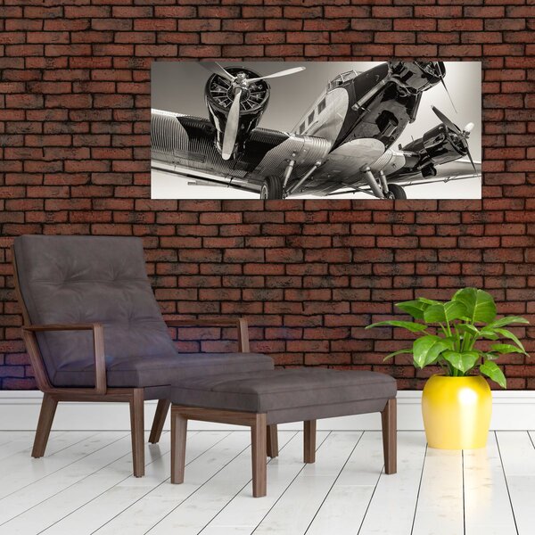 Kép - Történelmi repülőgépek (120x50 cm)