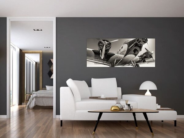 Kép - Történelmi repülőgépek (120x50 cm)