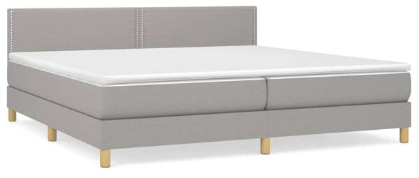 VidaXL Rugós Ágy - Szövet - 200x200 cm