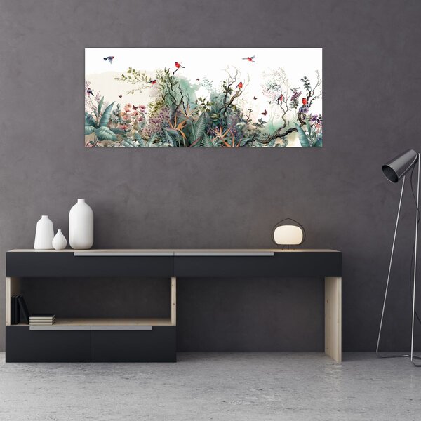 Kép - Természetes táj, akvárium (120x50 cm)