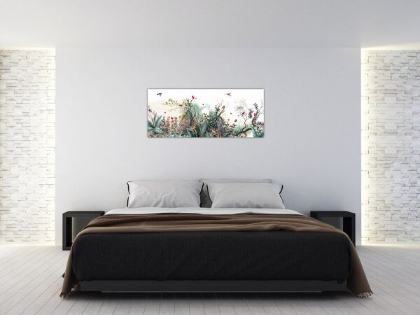 Kép - Természetes táj, akvárium (120x50 cm)