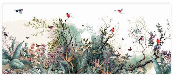 Kép - Természetes táj, akvárium (120x50 cm)