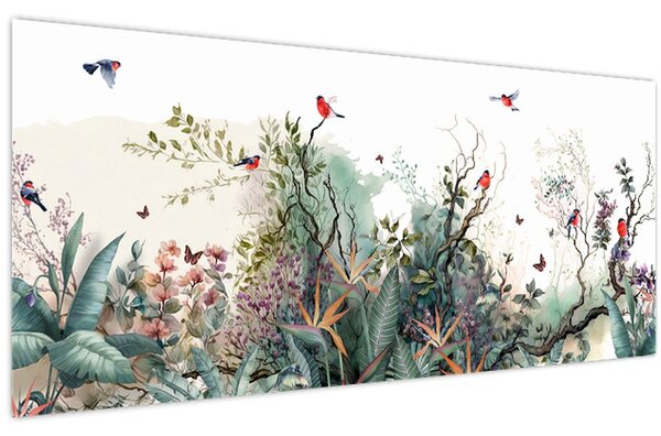 Kép - Természetes táj, akvárium (120x50 cm)
