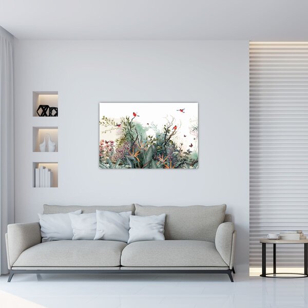 Kép - Természetes táj, akvárium (90x60 cm)
