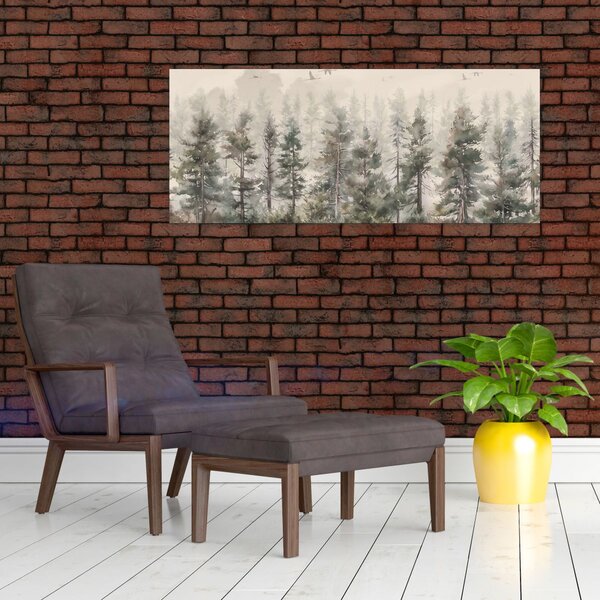 Kép - Fenyőerdő I., akvárium (120x50 cm)