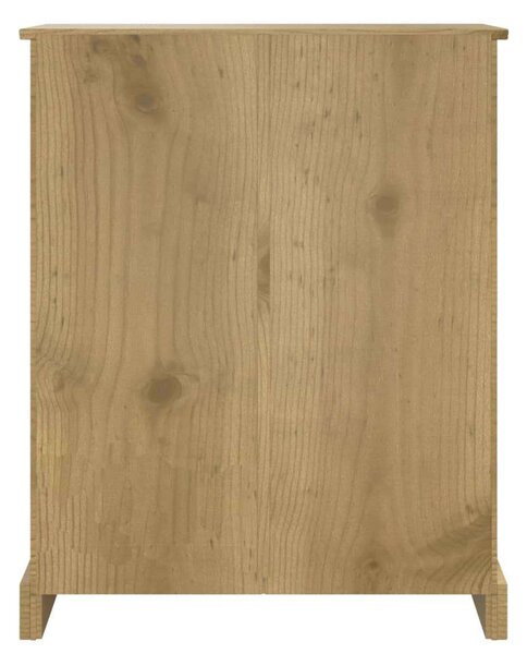 VidaXL Fenyő Könyvespolc - Rusztikus Mexikói - 81x29x100 cm