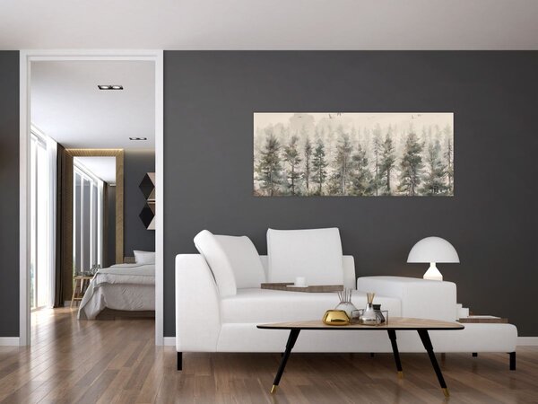 Kép - Fenyőerdő I., akvárium (120x50 cm)