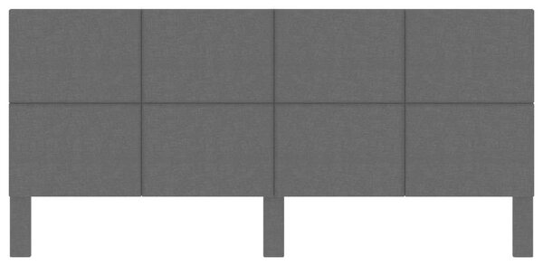 VidaXL sötétszürke szövet fejvég 200 x 200 cm