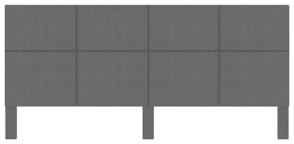 VidaXL sötétszürke szövet fejvég 200 x 200 cm