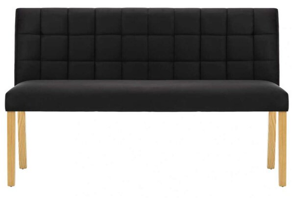VIDAXL - Fekete Bársony Pad - 140 cm