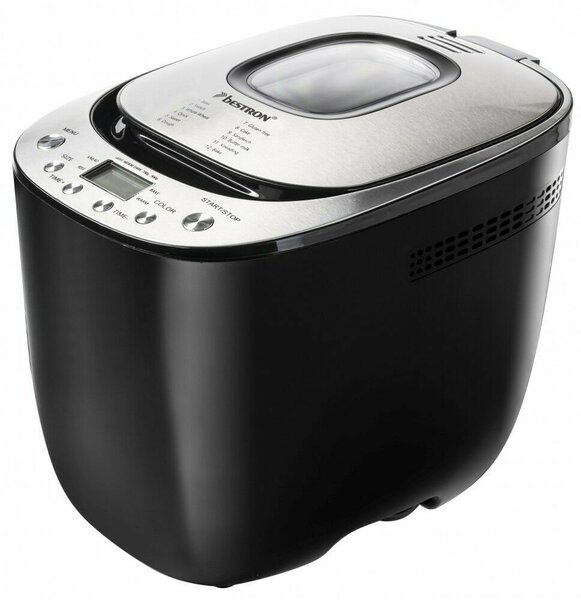 Bestron ABM3000B 550W Fekete Inox Kenyérsütő gép