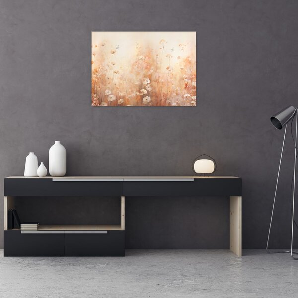 Kép - Vadvirágok mintája (70x50 cm)