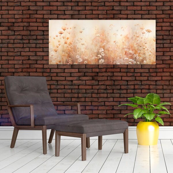 Kép - Vadvirágok mintája (120x50 cm)