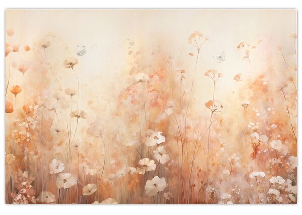 Kép - Vadvirágok mintája (90x60 cm)