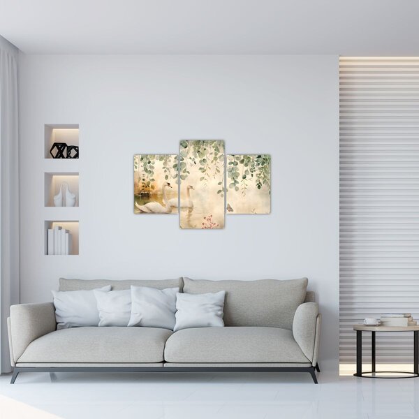 Kép - Tó, akvarell (90x60 cm)