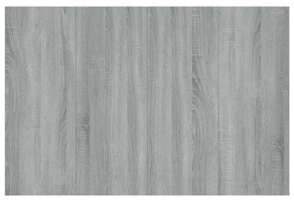 VidaXL Ágyfejtámla Éjjeliszekrénnyel - Szürke Sonoma - 120cm
