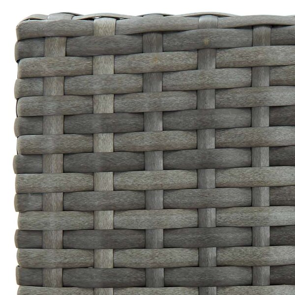Polyrattan Kerti Bárszett - 5 részes - Szürke