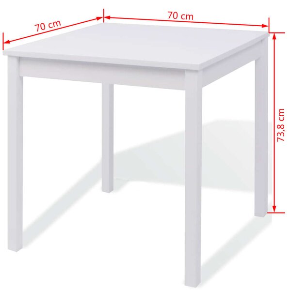 Vidám Fenyőfa Étkezőgarnitúra - 4 Személyes - Fehér