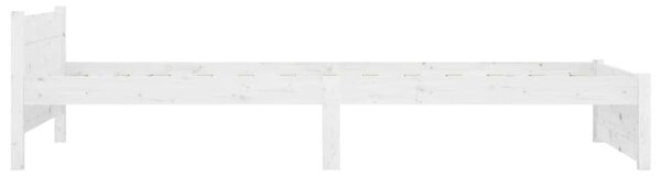 VidaXL fehér tömör fa ágykeret 100x200 cm