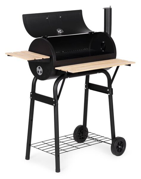 Kerti grill kéményes és beépített hőmérővel