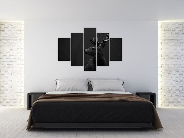 Kép - Egy szarvas portréja (150x105 cm)