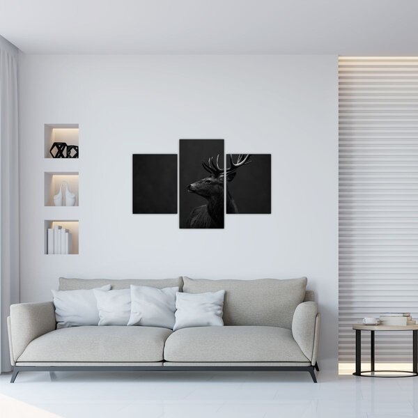 Kép - Egy szarvas portréja (90x60 cm)