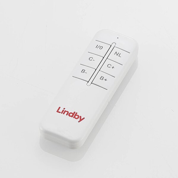 Lindby LED mennyezeti lámpa Emisua, fehér, CCT, fényerőszabályzóval, dimmelhető, Fehér / opál, Nappali / Étkező, Alumínium, Modern