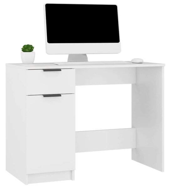 VidaXL Fehér Íróasztal - 100x50x75 cm