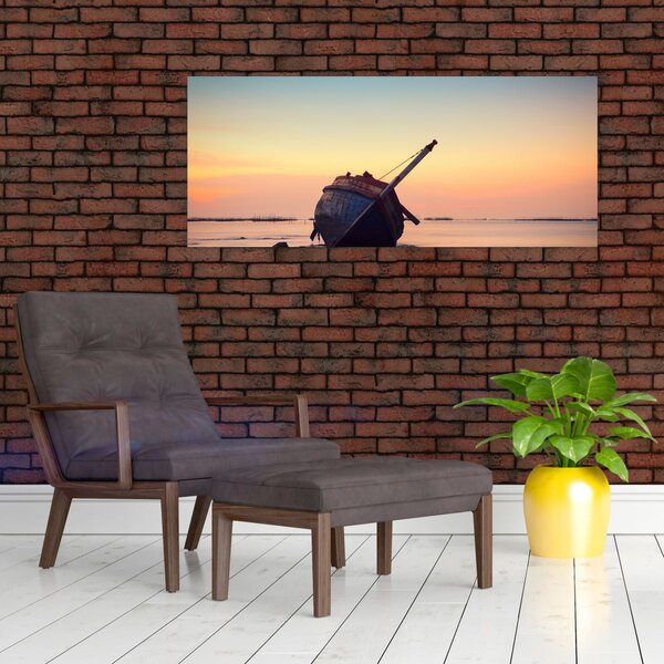 Kép - Hajótörést szenvedett hajó (120x50 cm)